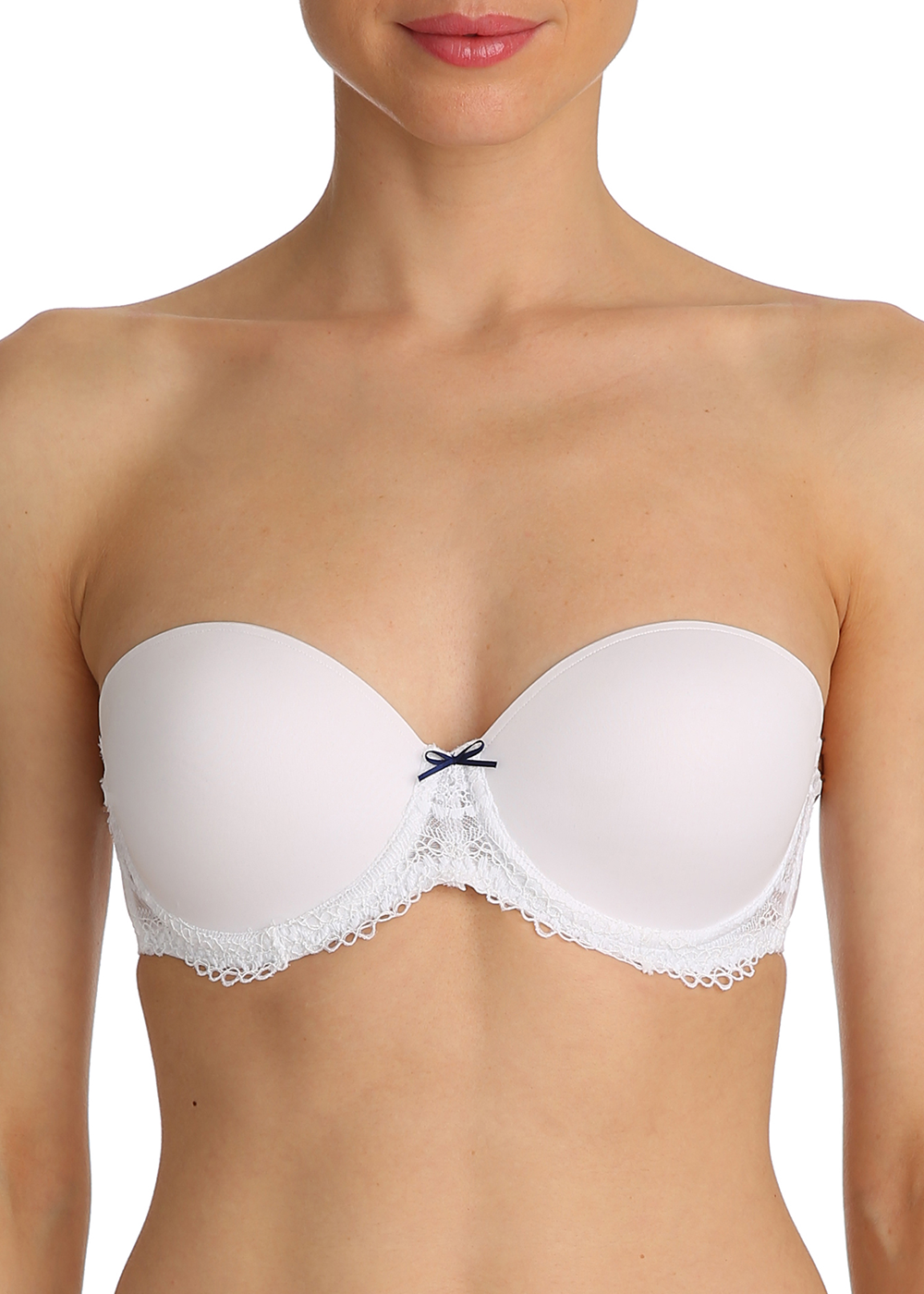 Soutien-gorge Bandeau Rembourr Marie-Jo Blanc